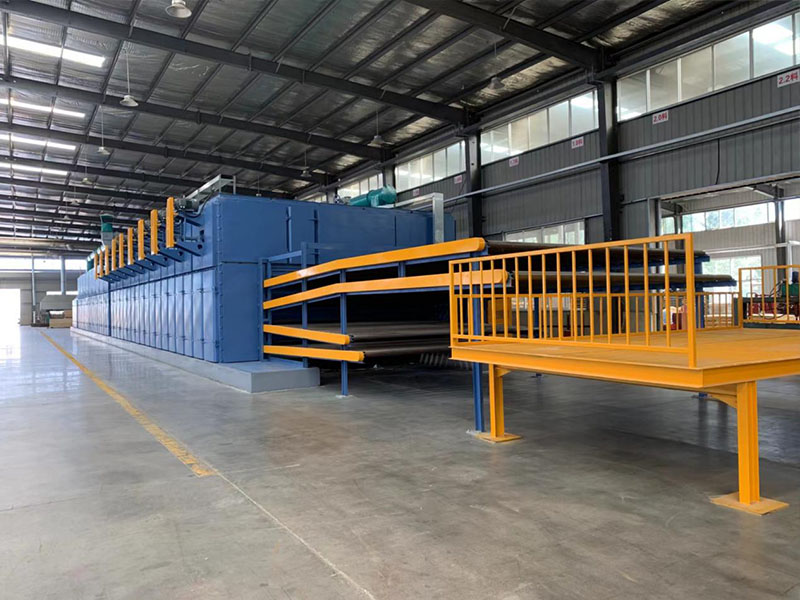 Problem solved with four layer roller veneer dryer